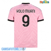 Camisa de time de futebol Juventus Randal Kolo Muani #9 Replicas 2º Equipamento 2026-27 Manga Curta
